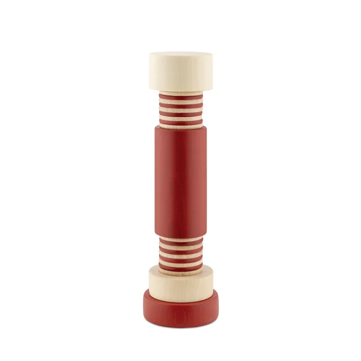 Alessi - Pepermolen MP0215, naturel / rood