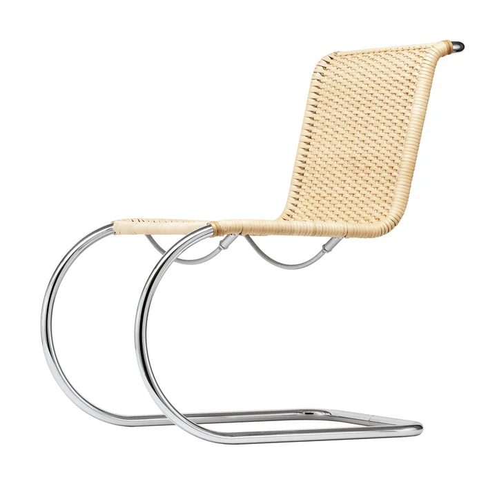 S 533 R Stoel, verchroomd frame / vlechtwerk van Thonet
