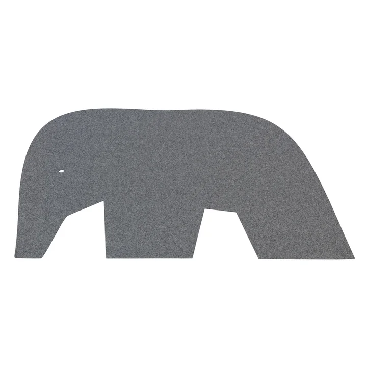 Kinderdeken olifant, 92 x 120 cm, 5mm, antraciet 01 van HEY-SIGN