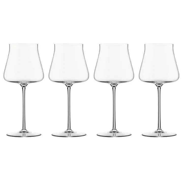 Alessi - Eugenia Rode wijnglas, helder (set van 4)