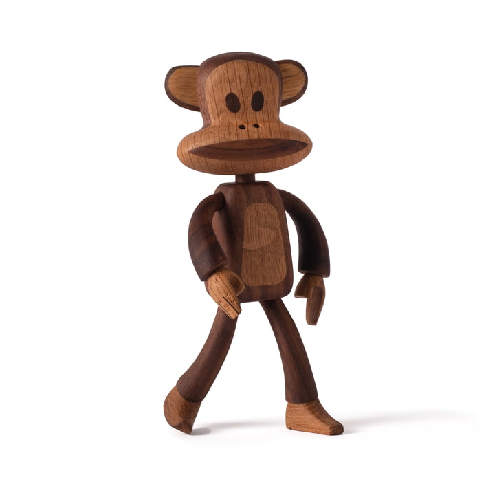 & Julius de aap houten figuur, walnoot Natuurlijk eikenhout van boyhood