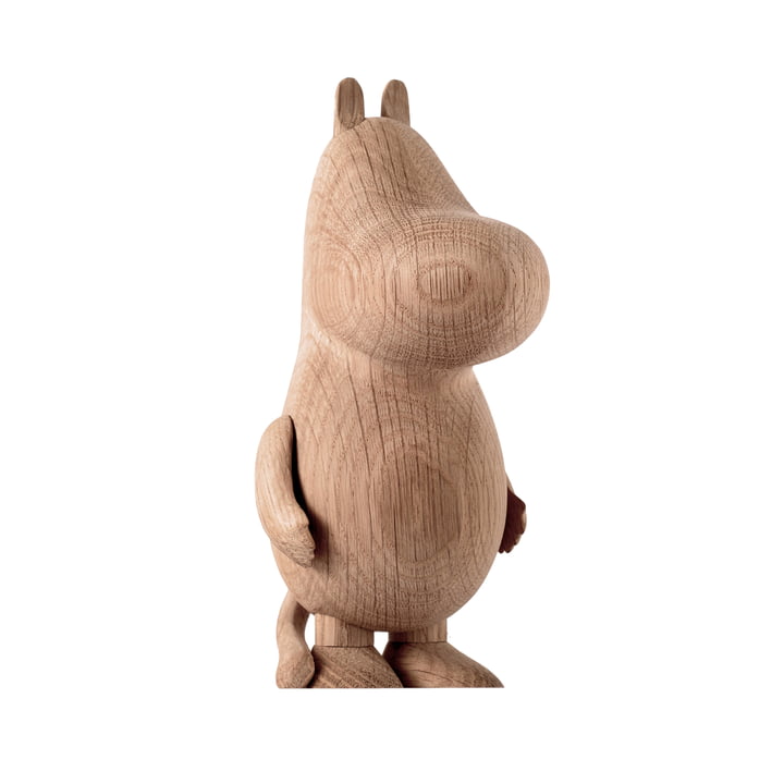 Moomintroll houten figuur groot, naturel eiken by boyhood