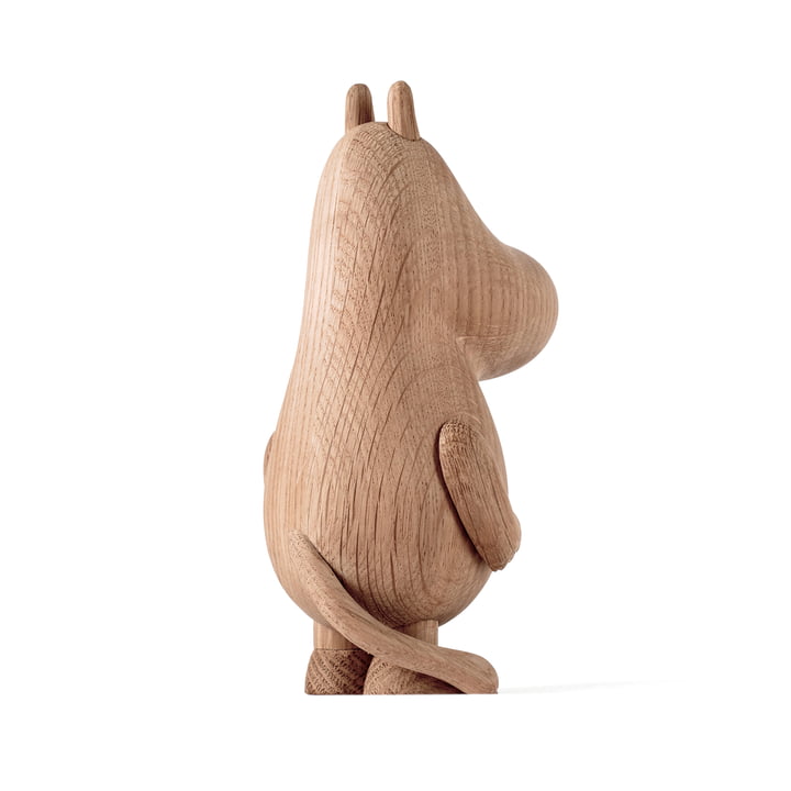 Moomintroll houten figuur groot, naturel eiken by boyhood