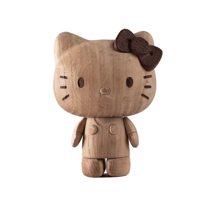 HELLO KITTY houten figuur, naturel eiken van boyhood