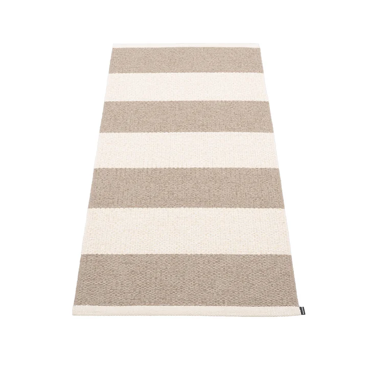 Bob Vloerkleed, 150 x 70 cm, modder / vanille door Pappelina