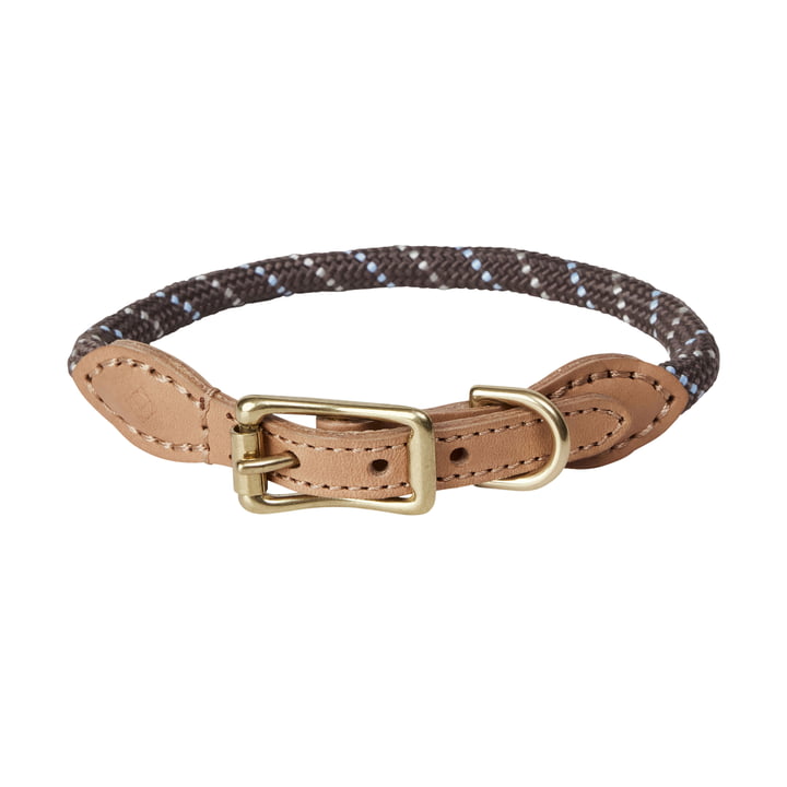 OYOY ZOO - Perry Halsband voor honden, medium, choco