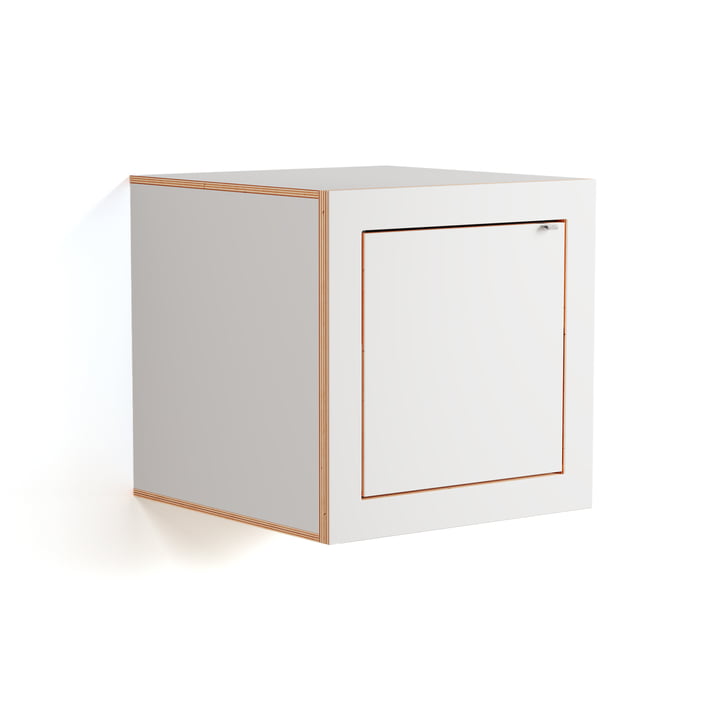 Ambivalenz Fläpps - Box nachtkastje 40 x 40 cm, wit