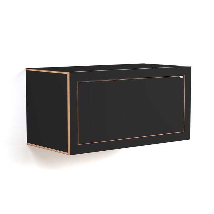 Ambivalenz - Fläpps Box dressoir 80 x 40 cm, zwart