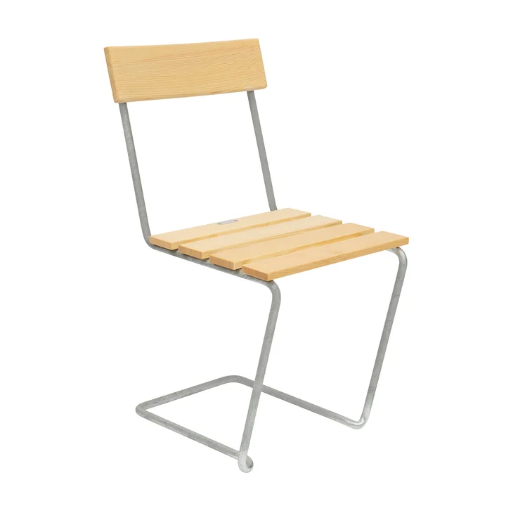 1 tuinstoel, geolied grenen uit Grythyttan