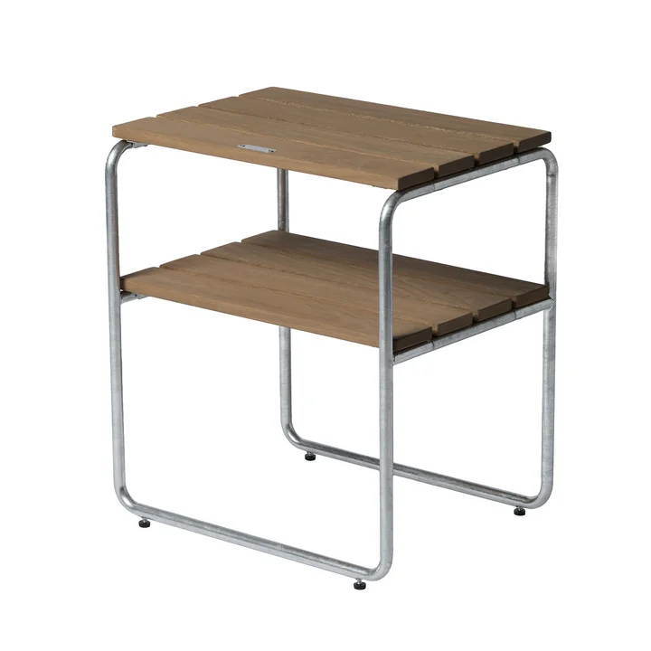 L45 Bijzettafel tuin, geolied eiken van Grythyttan