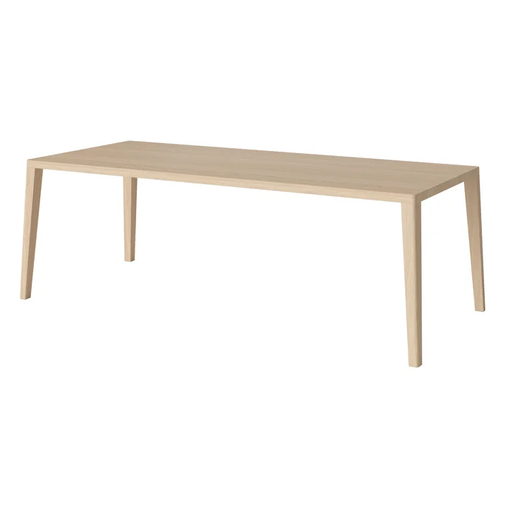 Bolia - Graceful Eettafel, 220 x 95 cm, wit gepigmenteerd geolied eikenhout