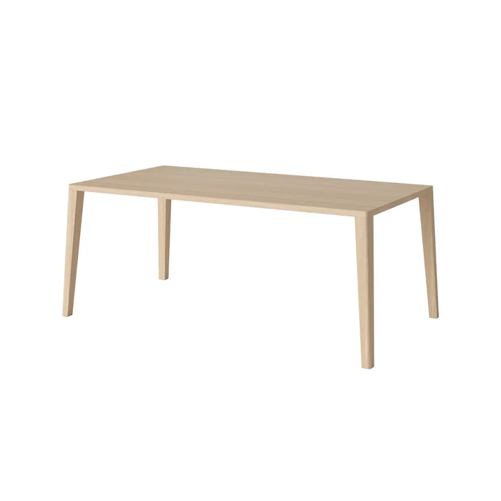 Bolia - Graceful Eettafel, 180 x 95 cm, wit gepigmenteerd geolied eikenhout