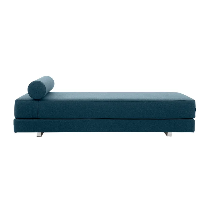 Lubi Slaapbank met koudschuimmatras, blauw (vilt 846), incl. bolster uit Softline