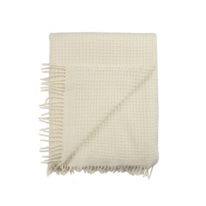 Vega Røros Tweed - geruit 150x210 Natuurlijk