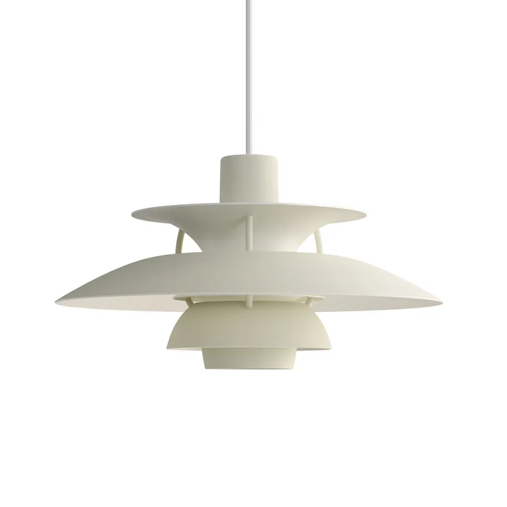 Louis Poulsen - PH 5 Mini hanglamp, monochroom bleek tin