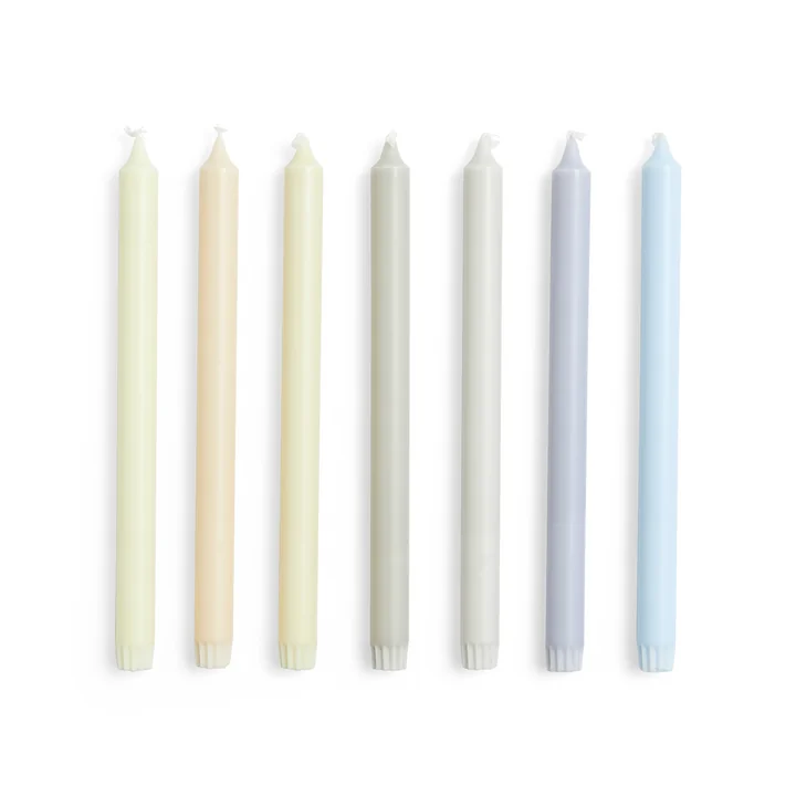 HAY Gradient - Steunkaarsen H 30 cm, neutraal (set van 7)