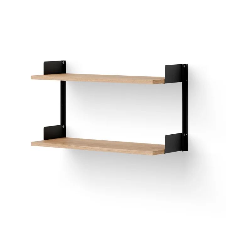 New Works - Wandplank 450, eiken / zwart