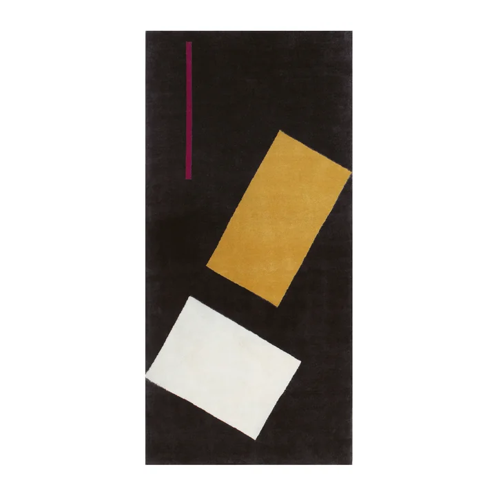 ClassiCon Bonaparte - Wollen vloerkleed 100 x 210 cm, veelkleurig