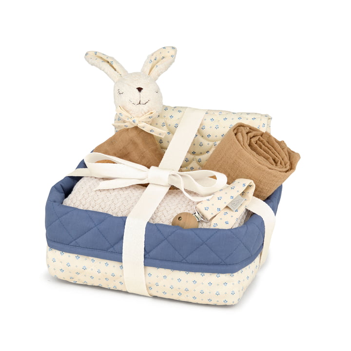 Geschenkmand voor babyshower van Cam Cam Copenhagen