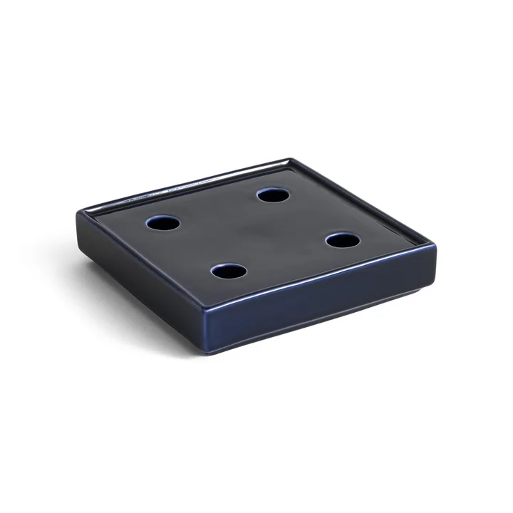 Mattone kandelaar groot, donkerblauw by HAY