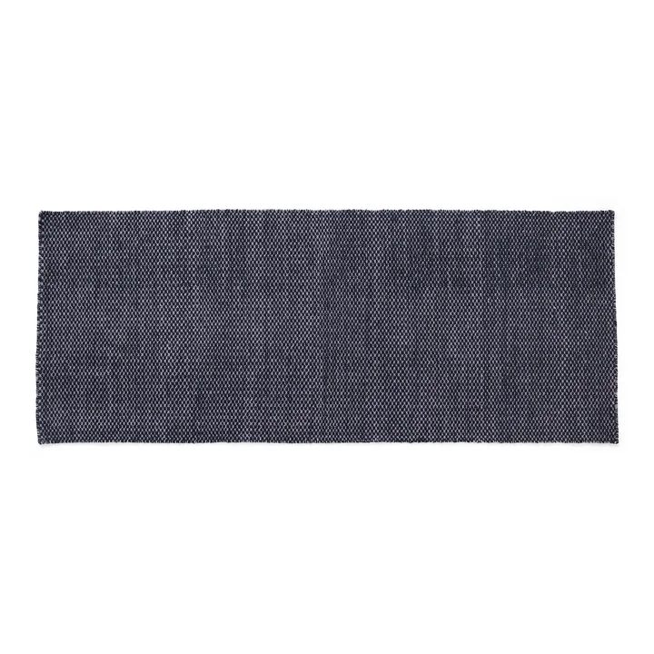 Moiré Wollen vloerkleed 80 x 200 cm, lila van HAY