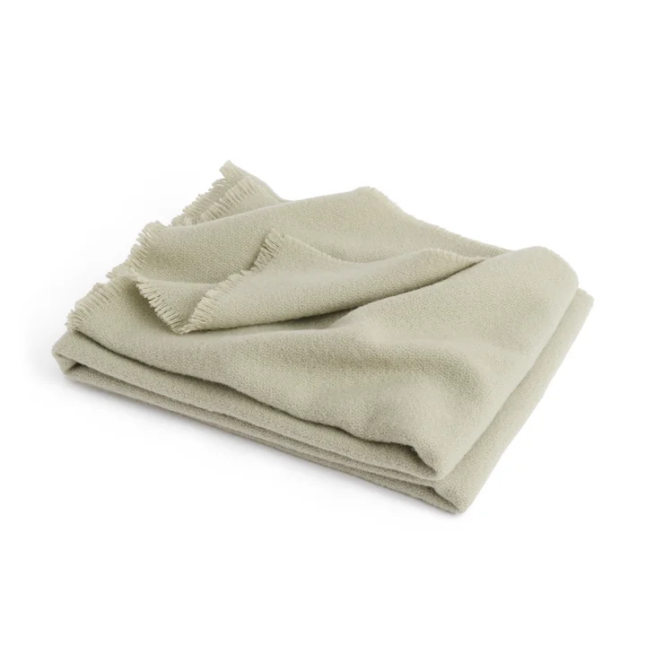 Monowollen deken, 130 x 180 cm, warm grijs van HAY