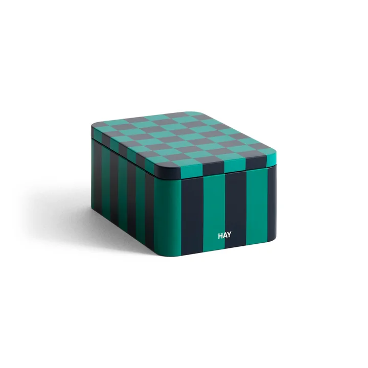 Blikken Container S, groen/donkerblauw by HAY