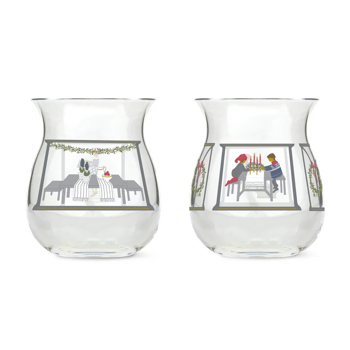 Kerst theelichthouder 2024 van Holmegaard