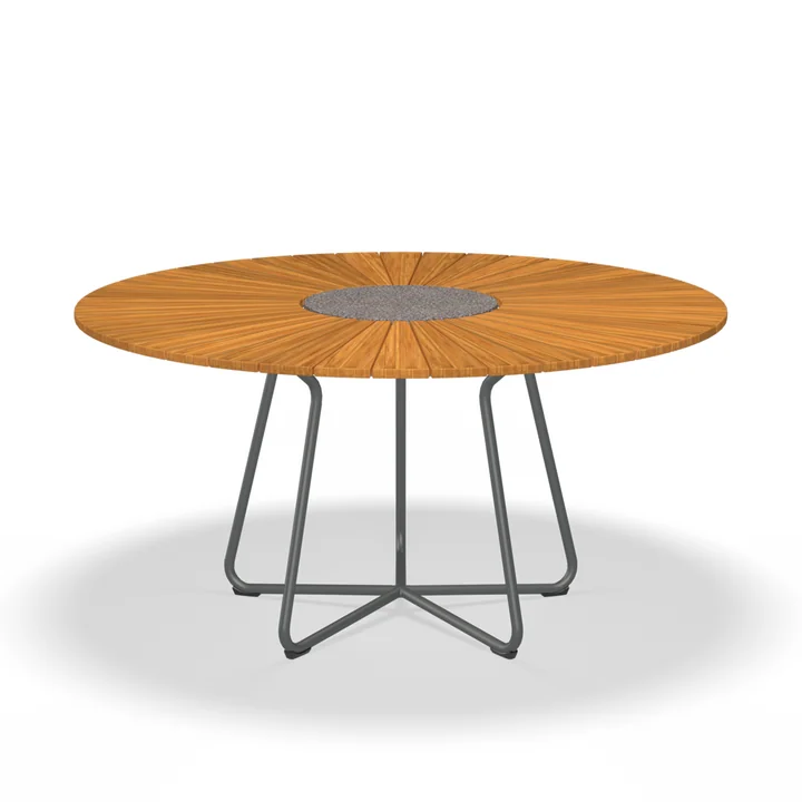 HOUE - CIRCLE buitentafel Ø 150 cm, bamboe