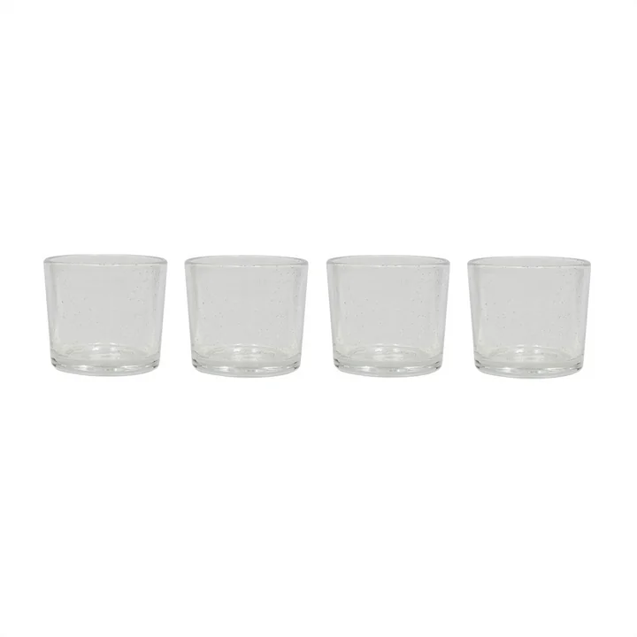 OYOY - Kuki glas, klein, helder (set van 4)