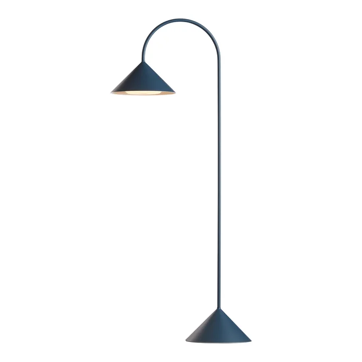 Grasp LED oplaadbare vloerlamp, H 72 cm, petroleum mat by Frandsen
