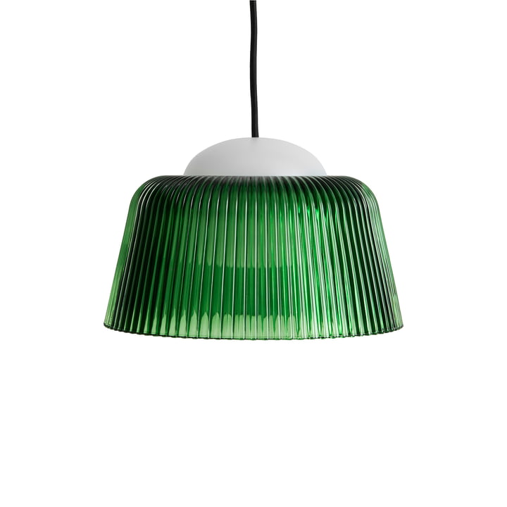 Hanglamp Brim, flessengroen van Hay