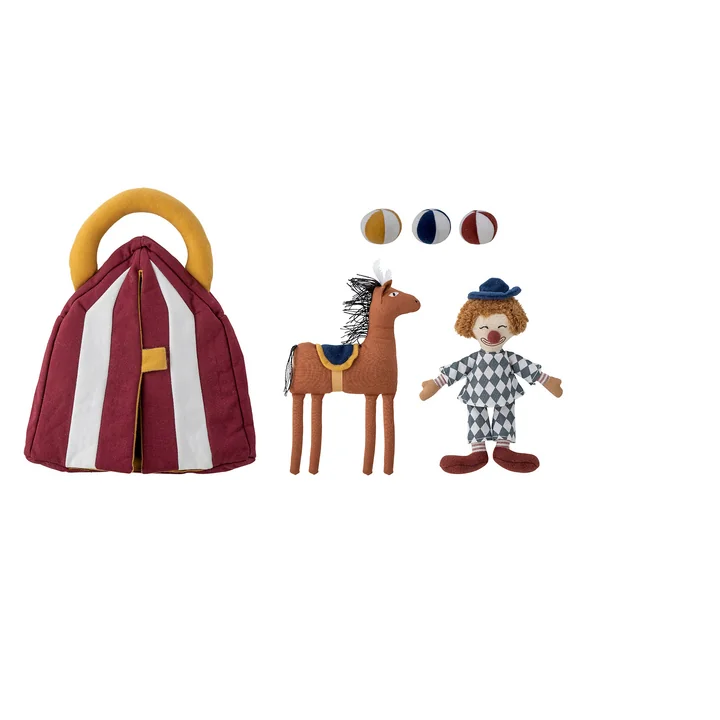 Bloomingville Mini - Theobald knuffel, rood