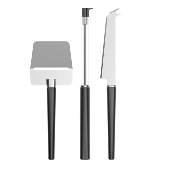 Emma kaasset, zwart (set van 3) van Rosti