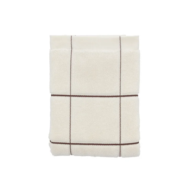 Vista Biologische handdoek, 50 x 100 cm, gebroken wit van Södahl