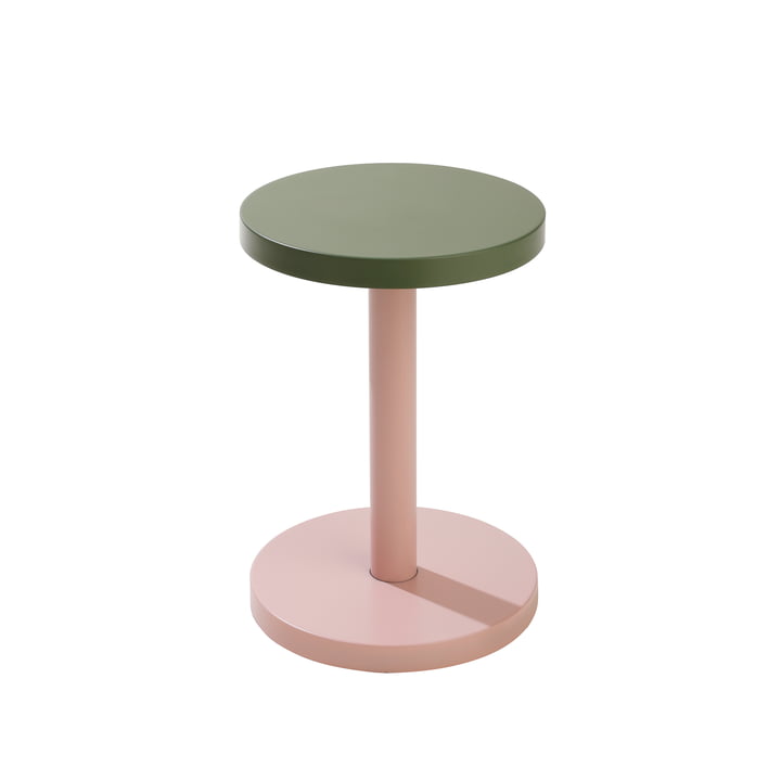 Trisse 3-in-1 bijzettafel, S, roze/groen by Design Letters