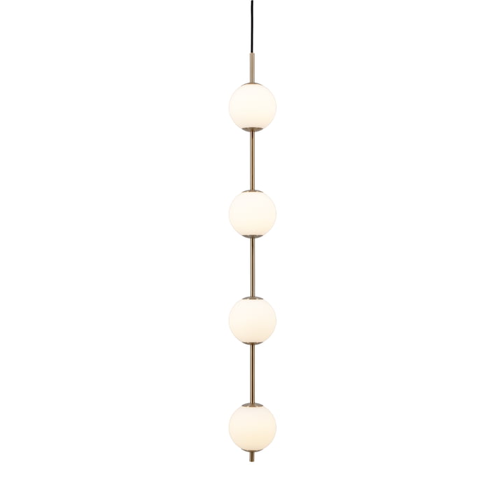 Audrey 4 en 3 LED hanglamp, opaal glas by Umage