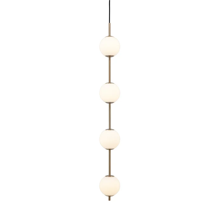 Audrey 4 en 3 LED hanglamp, opaal glas by Umage