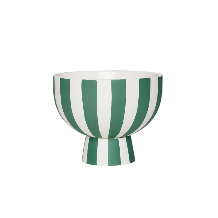 Toppu Kom Ø 12,6 x H 10 cm, groen by OYOY