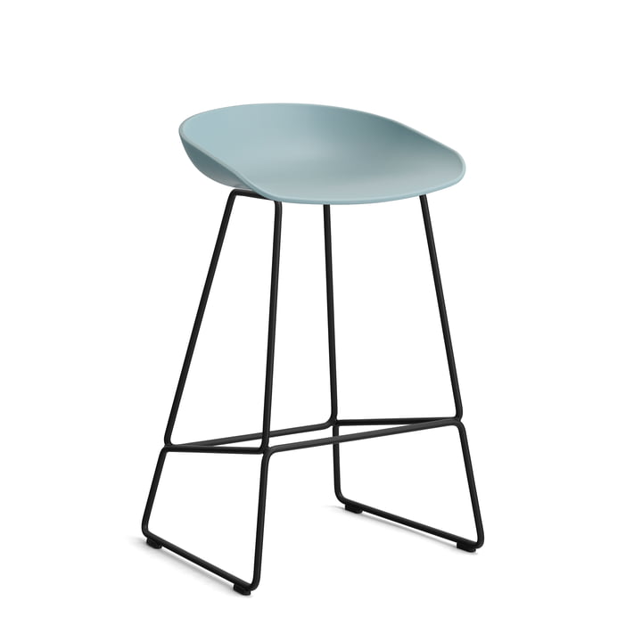 Hay About A Stool AAS 2. - 38 Barkruk H 76, stoffig blauw 0