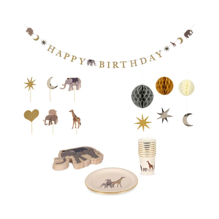 Feestversiering, safari van Konges Sløjd