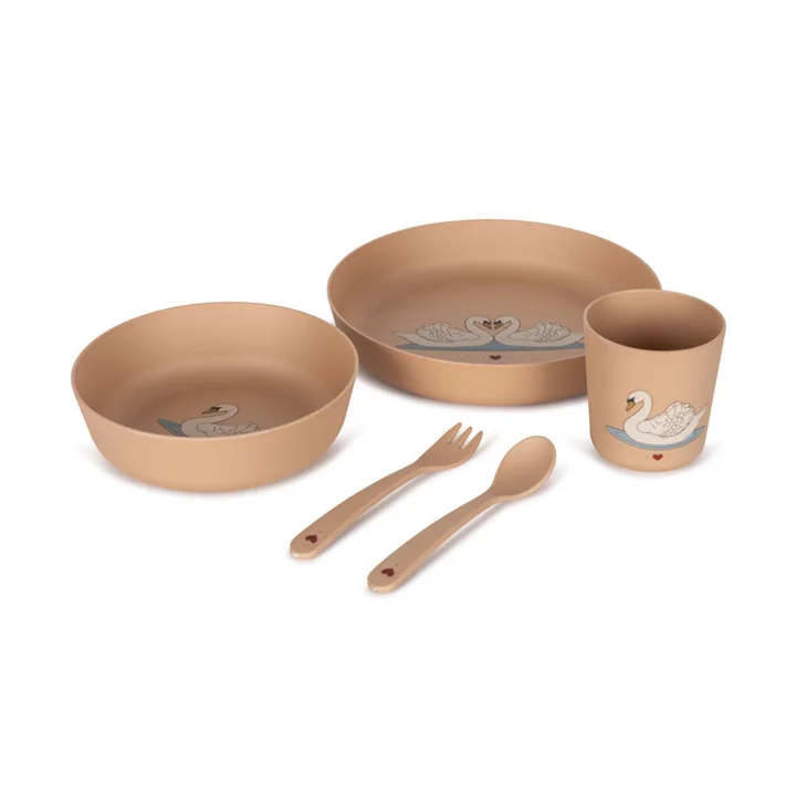 PLA servies, zwaan van Konges Sløjd