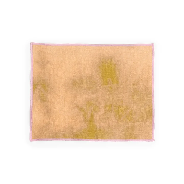 Placemat, 35 x 45 cm, perzik marmer van Juslin Maunula