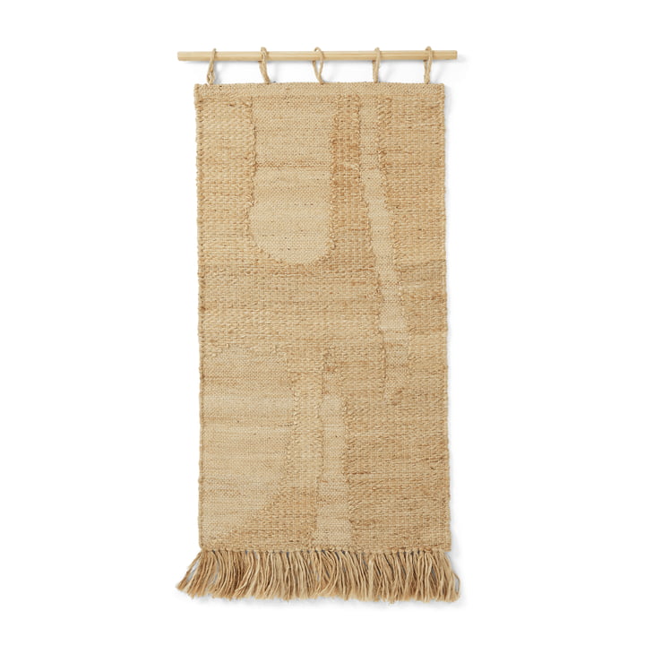 Harvest ferm Living - Wandtapijt jute 50 x 100 cm, naturel