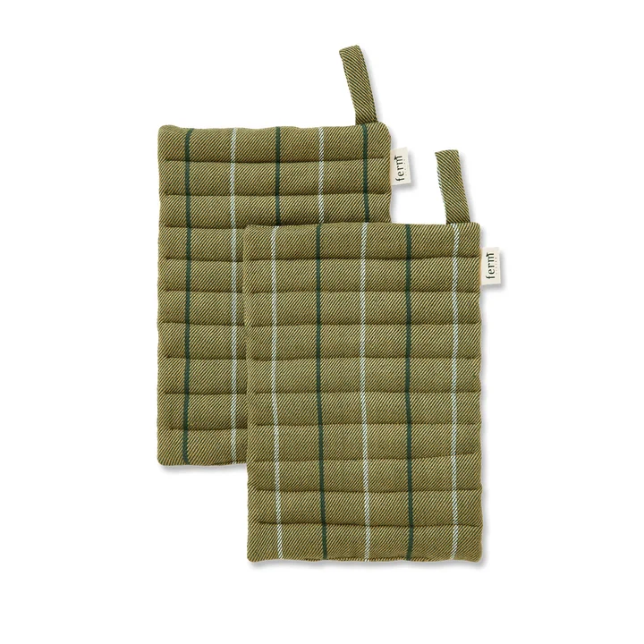 Ferm Living - Ito pannenlap, zeewier (set van 2)