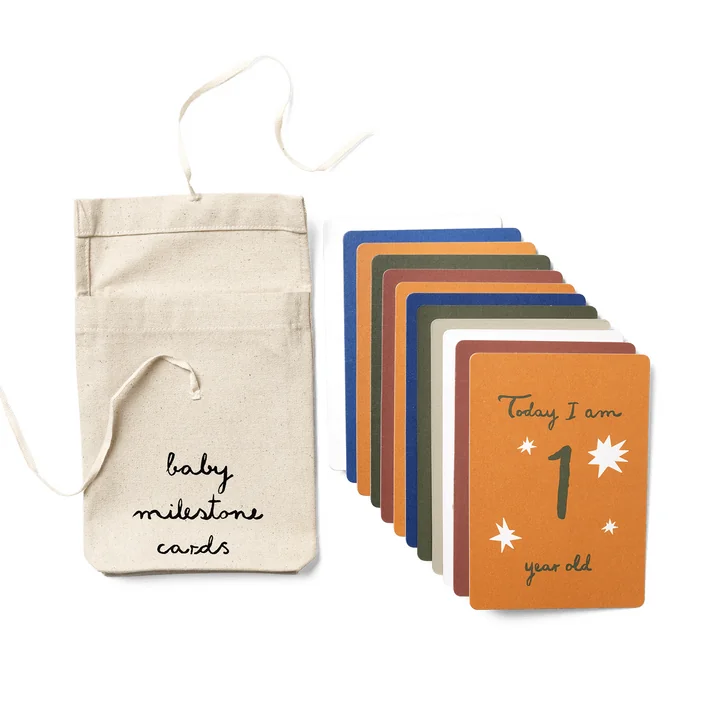 Ferm Living - Mijlpalen kaarten, kleurrijk