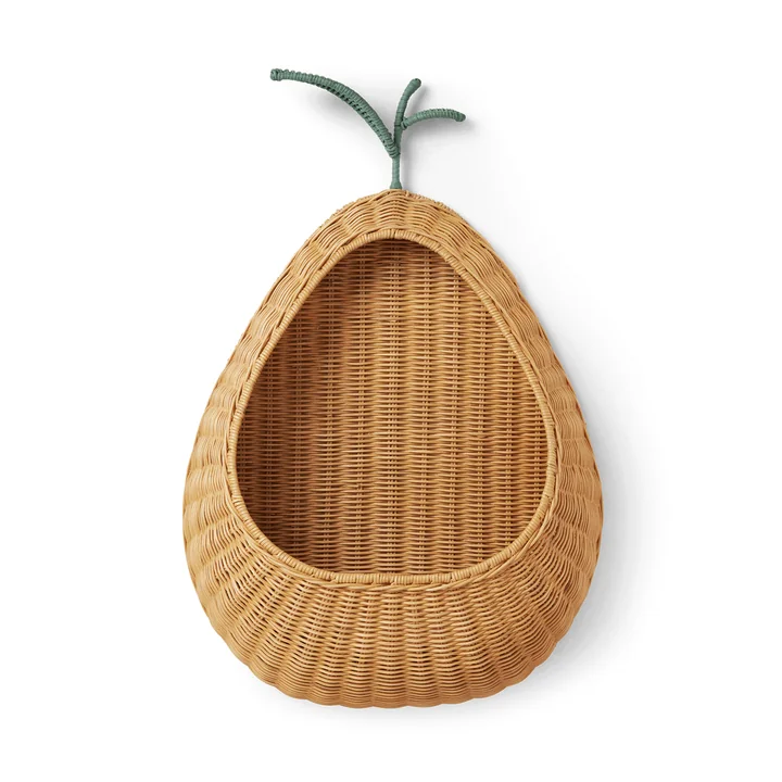Ferm Living - Peer geweven wandtas, rotan