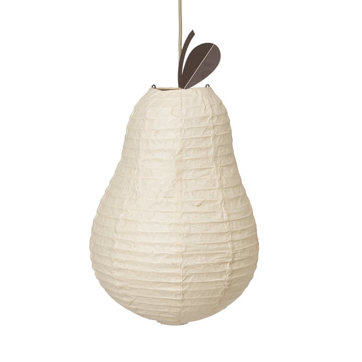 ferm Living - Pear lampenkap, Ø 37 cm, naturel