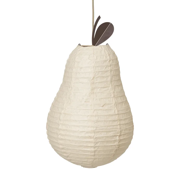 Ferm Living - Pear lampenkap, Ø 37 cm, naturel