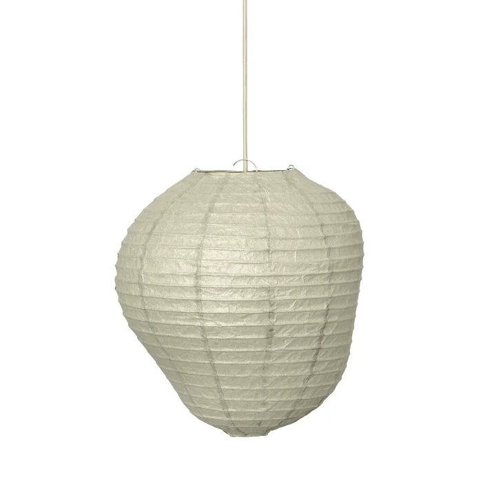 Kurbis Ferm Living - Lampenkap, H 60 x Ø 57 cm, donker salie